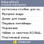 My Wishlist - bubarashka21