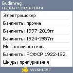 My Wishlist - budimreg