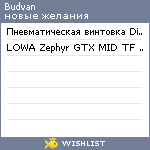 My Wishlist - budvan