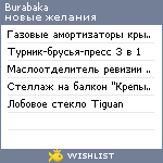 My Wishlist - burabaka