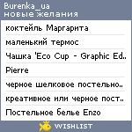 My Wishlist - burenka_ua