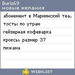 My Wishlist - buris69