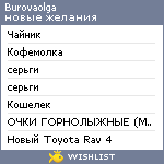 My Wishlist - burovaolga