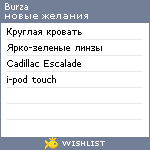 My Wishlist - burza