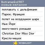 My Wishlist - butramenko1987