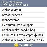 My Wishlist - butsojealous