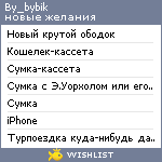 My Wishlist - by_bybik