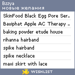 My Wishlist - bzzya