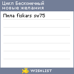 My Wishlist - c11792f5