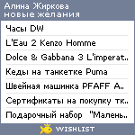 My Wishlist - c2ddb9ca