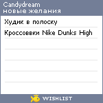 My Wishlist - candydream