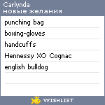 My Wishlist - carlynda