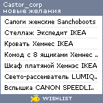 My Wishlist - castor_corp