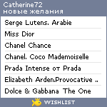 My Wishlist - catherine72