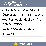 My Wishlist - caxap_cladkii