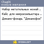 My Wishlist - chag01