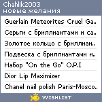 My Wishlist - chahlik2003