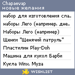 My Wishlist - chapaevap