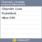 My Wishlist - charmed_stranger