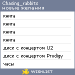 My Wishlist - chasing_rabbits