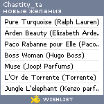 My Wishlist - chastity_ta