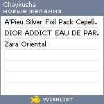 My Wishlist - chaykusha