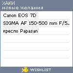 My Wishlist - cheekykhaki