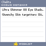 My Wishlist - chelita