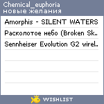 My Wishlist - chemical_euphoria