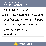 My Wishlist - chemodanchik