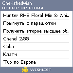 My Wishlist - cherishedwish