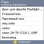 My Wishlist - chermyanin