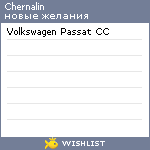 My Wishlist - chernalin