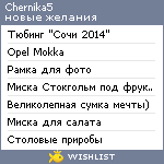 My Wishlist - chernika5