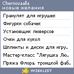 My Wishlist - chernovaalla