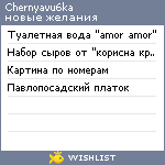 My Wishlist - chernyavu6ka