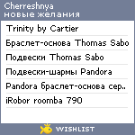 My Wishlist - cherreshnya