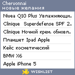 My Wishlist - chervonnai