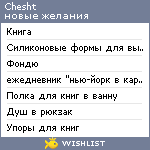 My Wishlist - chesht