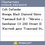 My Wishlist - chestertwins