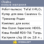 My Wishlist - chialina