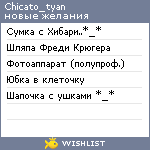 My Wishlist - chicato_tyan