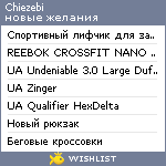 My Wishlist - chiezebi