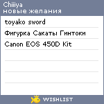 My Wishlist - chiiiya