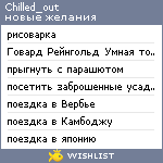 My Wishlist - chilled_out