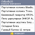 My Wishlist - chillyvilly20