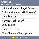 My Wishlist - chipolina