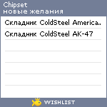 My Wishlist - chipset