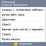 My Wishlist - chistovad