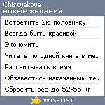 My Wishlist - chistyakova